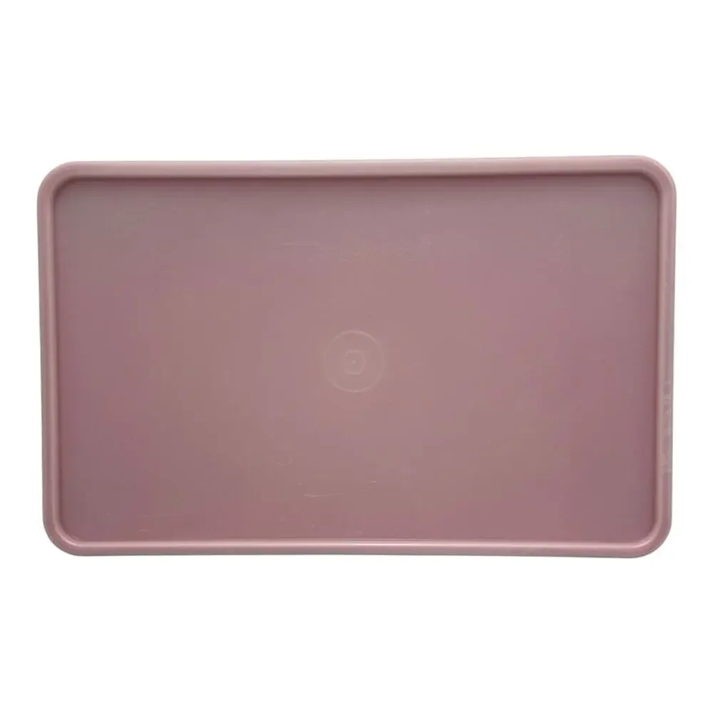 Tupperware Vintage Meat Keeper with Lid 1292 Pink White